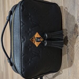 Louis Vuitton Bag Women's Black Monogram Empreinte Saintonge Crossbody Bag